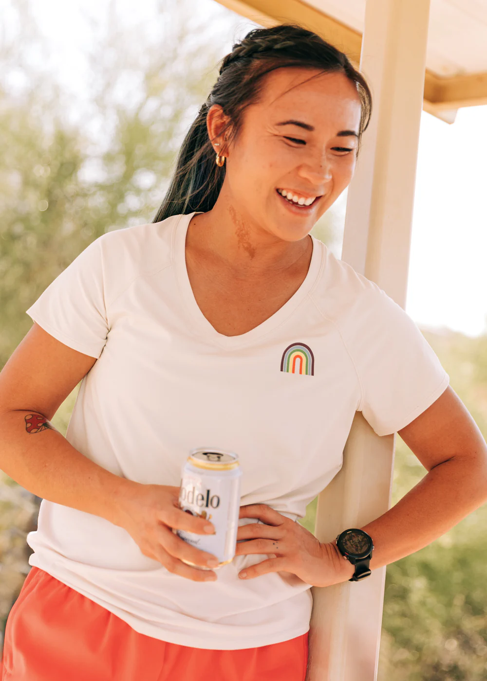 Essential Bird V Neck Short Sleeve - Image 12