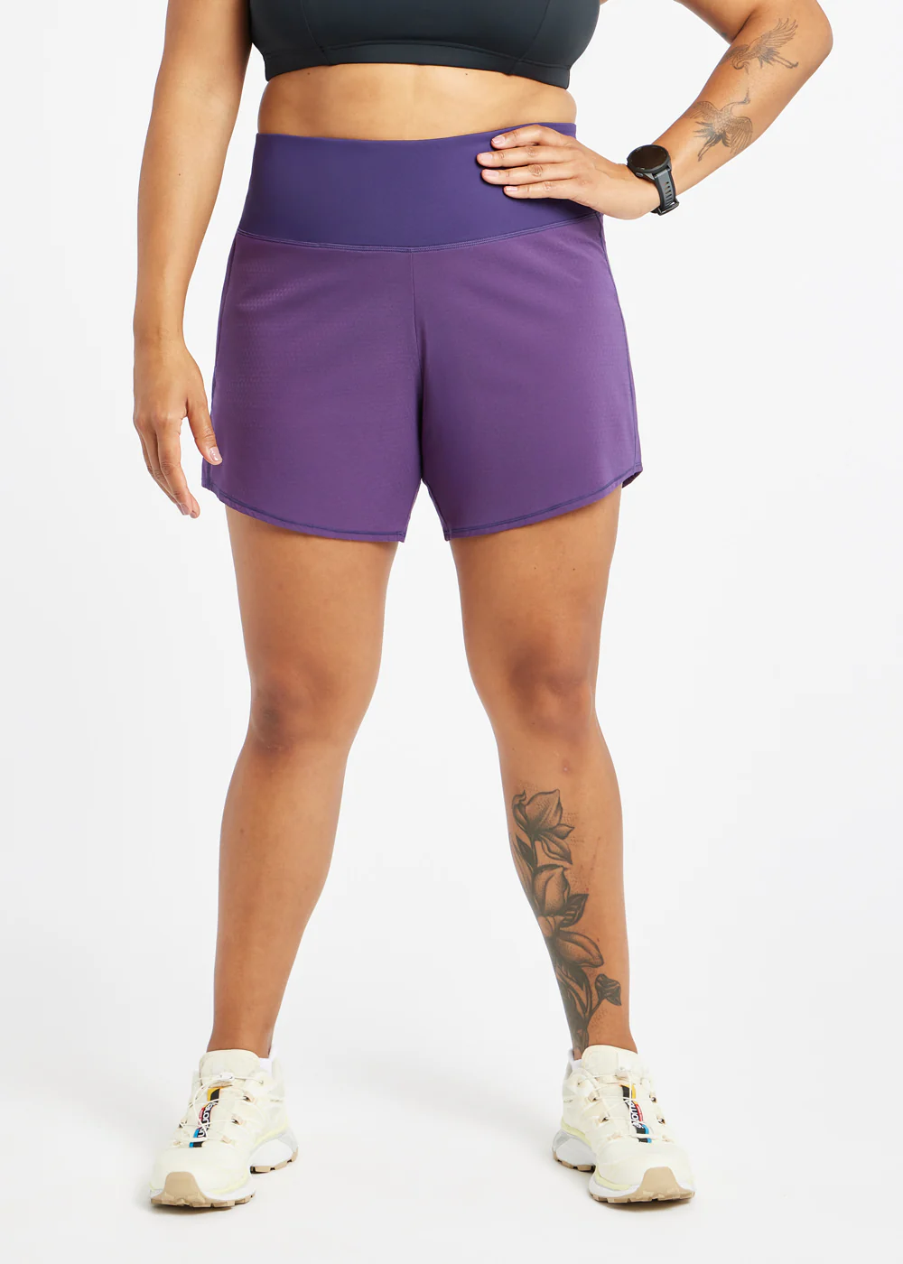 High Rise Long Roga Shorts - Image 26